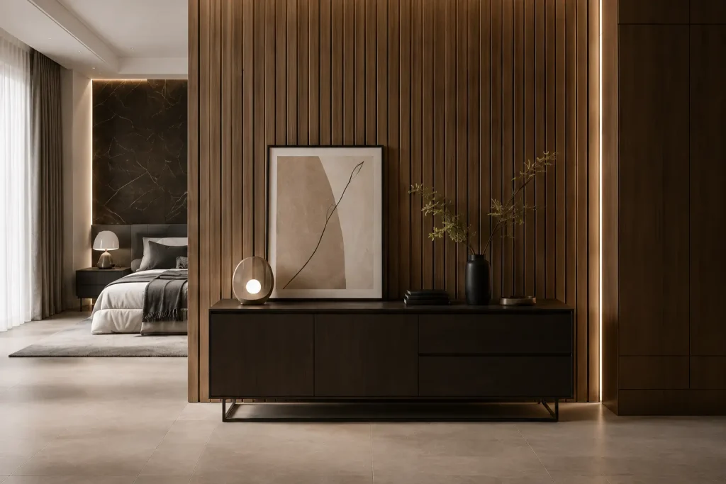 luxury vinyl wall paneling