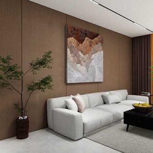 HM1617 - Neutral Wood Grain Luxury Vinyl Wall Panel (ROCOCO)