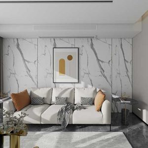 HS1231 - Neutral Stone Grain Luxury Vinyl Wall Panel (ROCOCO)