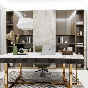 HS1233 - Neutral Stone Grain Luxury Vinyl Wall Panel (ROCOCO)