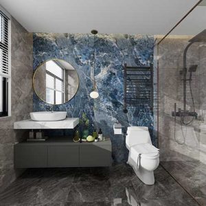 HS1236 - Neutral Stone Grain Luxury Vinyl Wall Panel (ROCOCO)